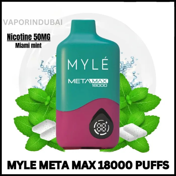 MYLE META MAX 18000 PUFFS DISPOSABLE VAPE