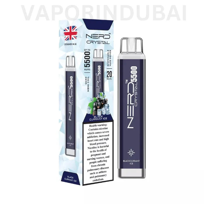 NERD CRYSTAL 5500 PUFFS DISPOSABLE VAPE IN DUBAI