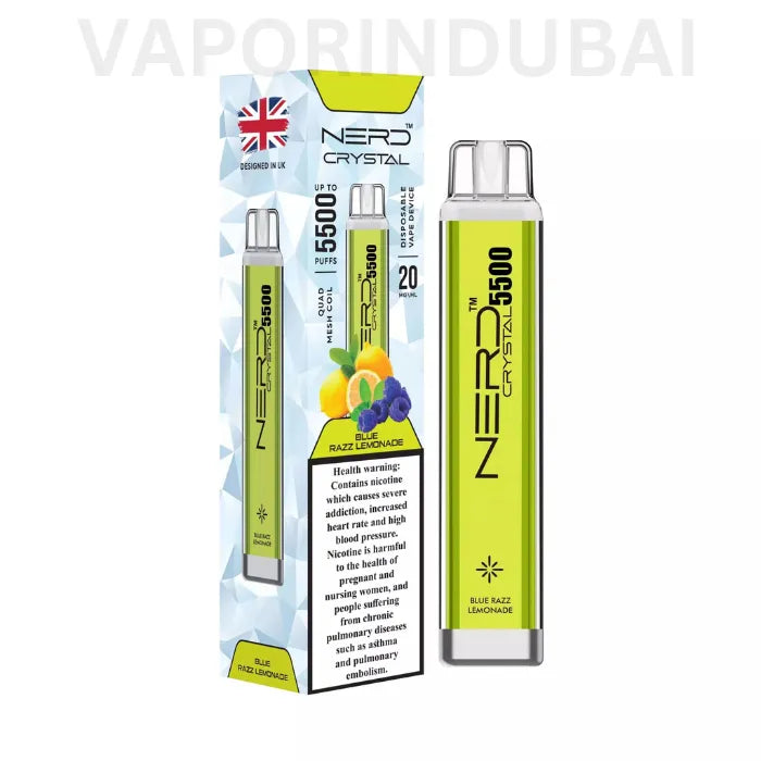 NERD CRYSTAL 5500 PUFFS DISPOSABLE VAPE IN DUBAI