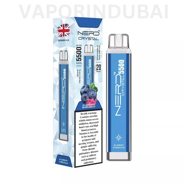 NERD CRYSTAL 5500 PUFFS DISPOSABLE VAPE IN DUBAI