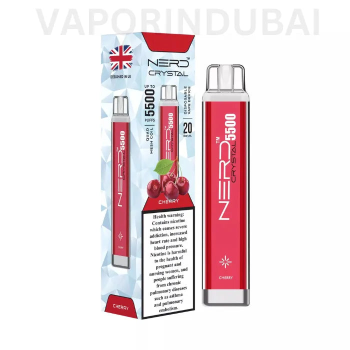 NERD CRYSTAL 5500 PUFFS DISPOSABLE VAPE IN DUBAI