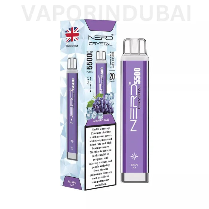 NERD CRYSTAL 5500 PUFFS DISPOSABLE VAPE IN DUBAI
