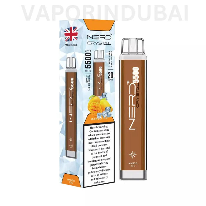 NERD CRYSTAL 5500 PUFFS DISPOSABLE VAPE IN DUBAI