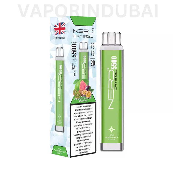 NERD CRYSTAL 5500 PUFFS DISPOSABLE VAPE IN DUBAI