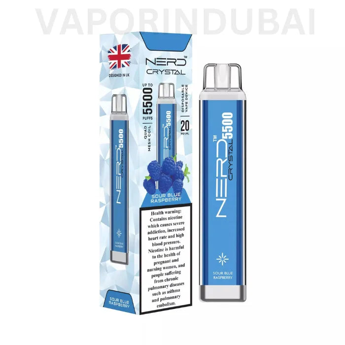 NERD CRYSTAL 5500 PUFFS DISPOSABLE VAPE IN DUBAI