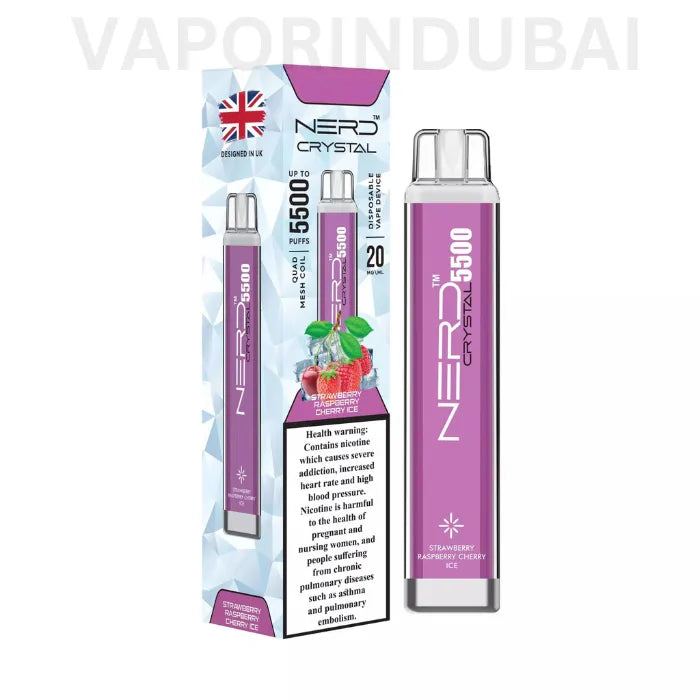 NERD CRYSTAL 5500 PUFFS DISPOSABLE VAPE IN DUBAI
