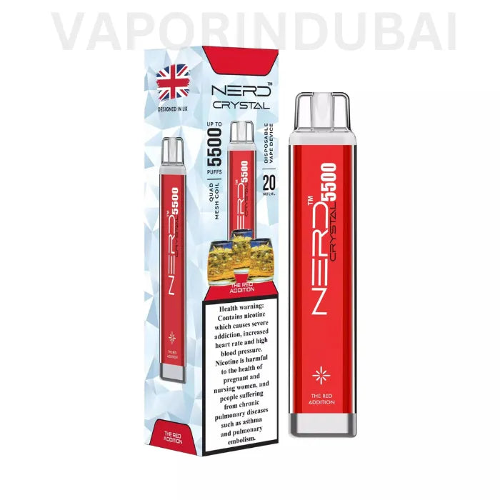 NERD CRYSTAL 5500 PUFFS DISPOSABLE VAPE IN DUBAI