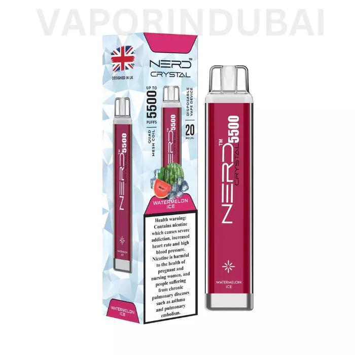 NERD CRYSTAL 5500 PUFFS DISPOSABLE VAPE IN DUBAI