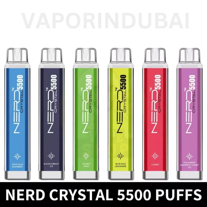 NERD CRYSTAL 5500 PUFFS DISPOSABLE VAPE IN DUBAI