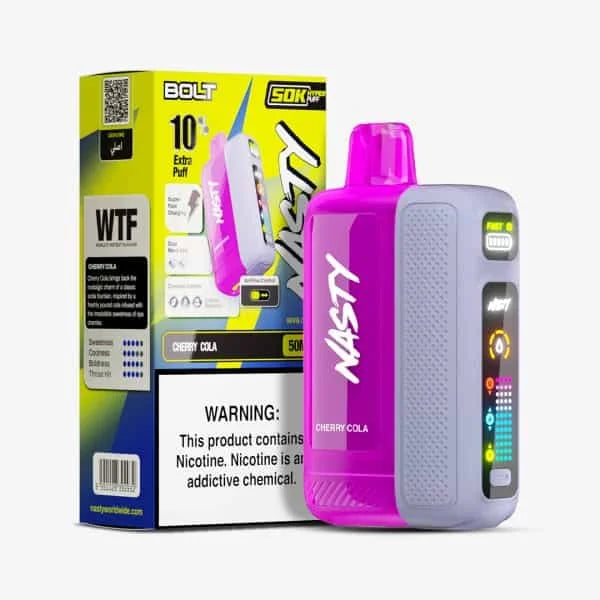 NASTY BOLT 50k Puffs Disposable Vape in Dubai, UAE