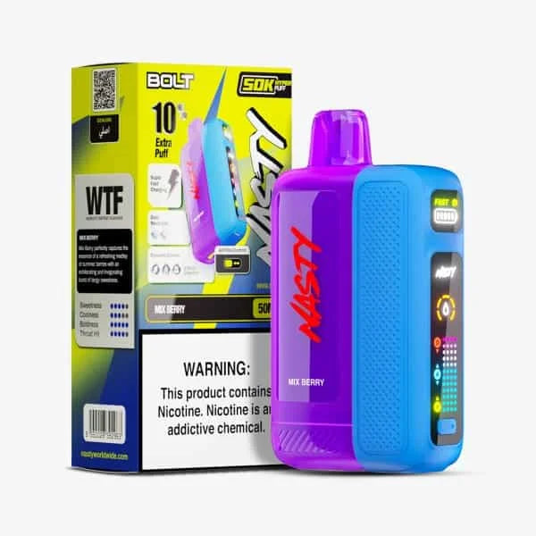 NASTY BOLT 50k Puffs Disposable Vape in Dubai, UAE