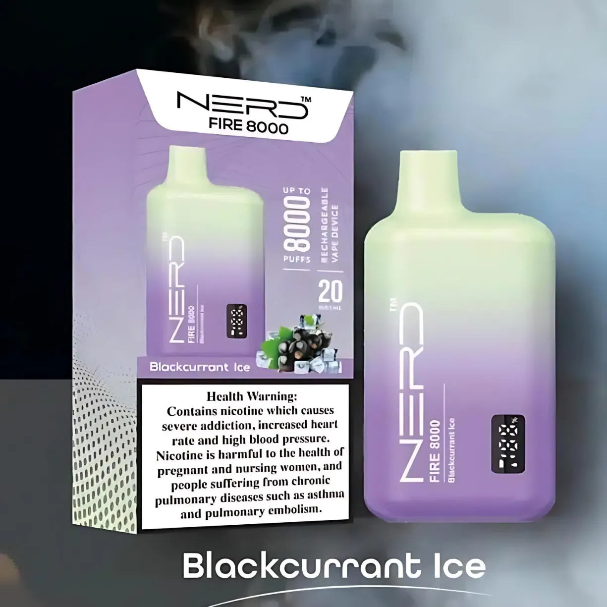 Nerd Fire 8000 Puffs Disposable Vape Best in dubai