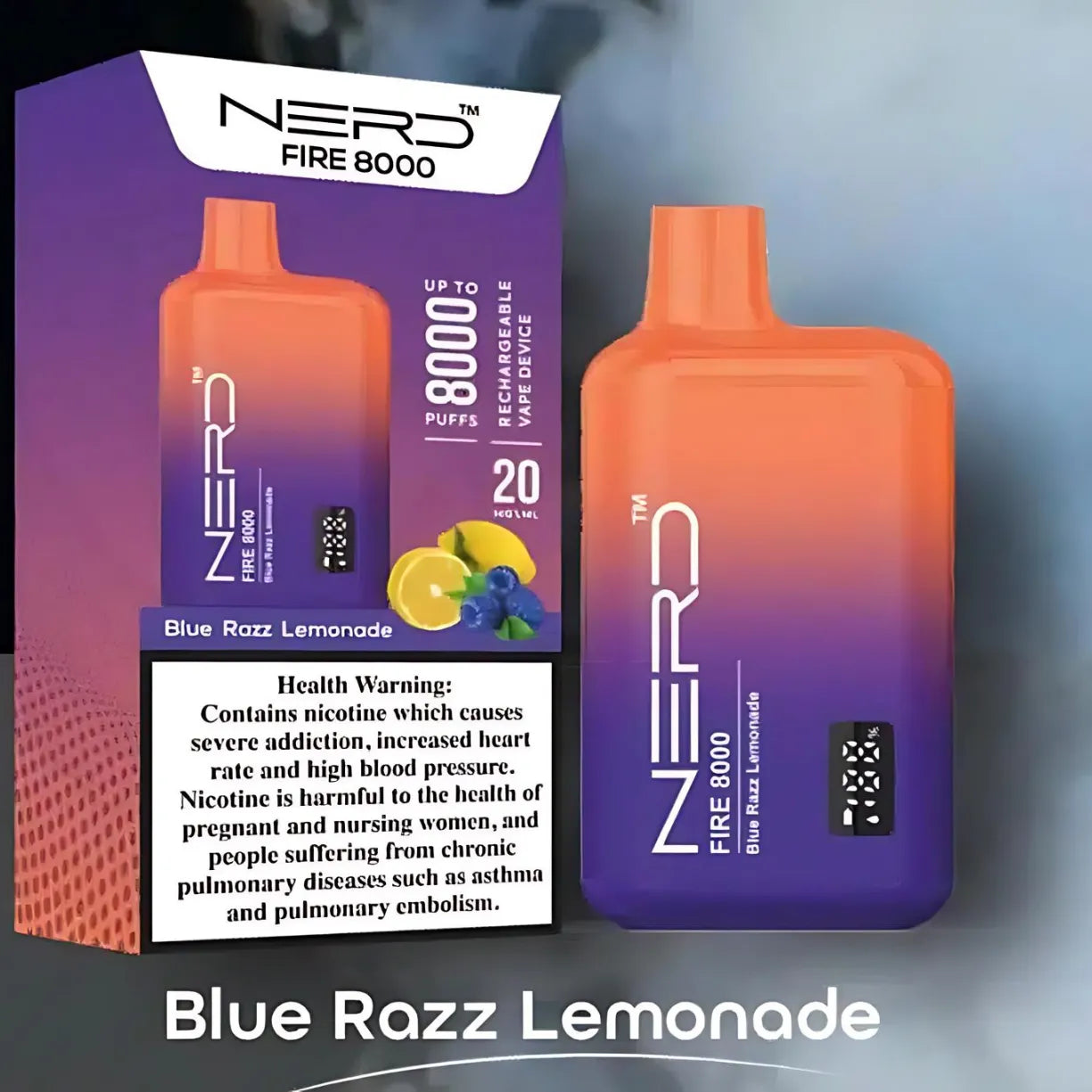 Nerd Fire 8000 Puffs Disposable Vape Best in dubai