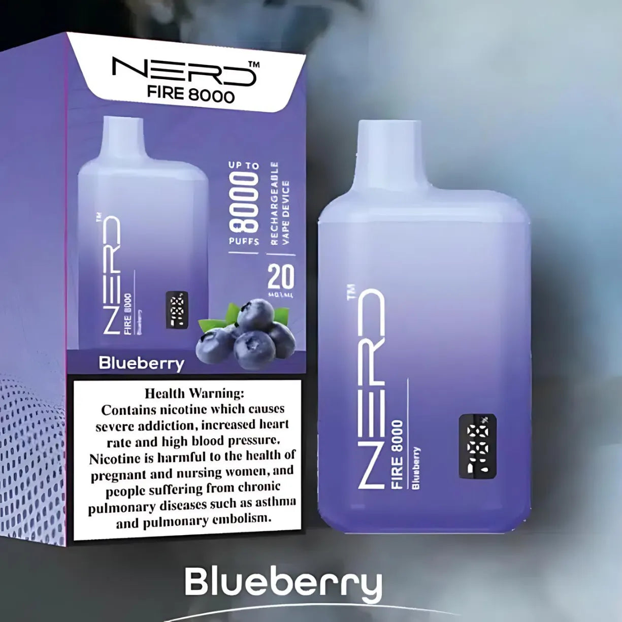 Nerd Fire 8000 Puffs Disposable Vape Best in dubai