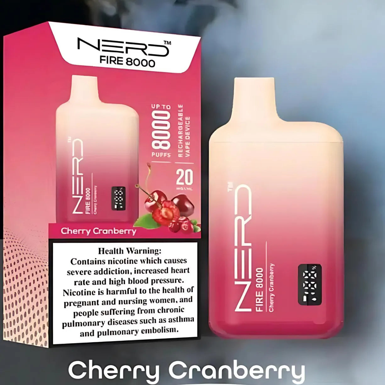 Nerd Fire 8000 Puffs Disposable Vape Best in dubai