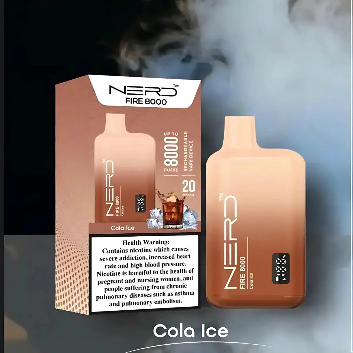 Nerd Fire 8000 Puffs Disposable Vape Best in dubai