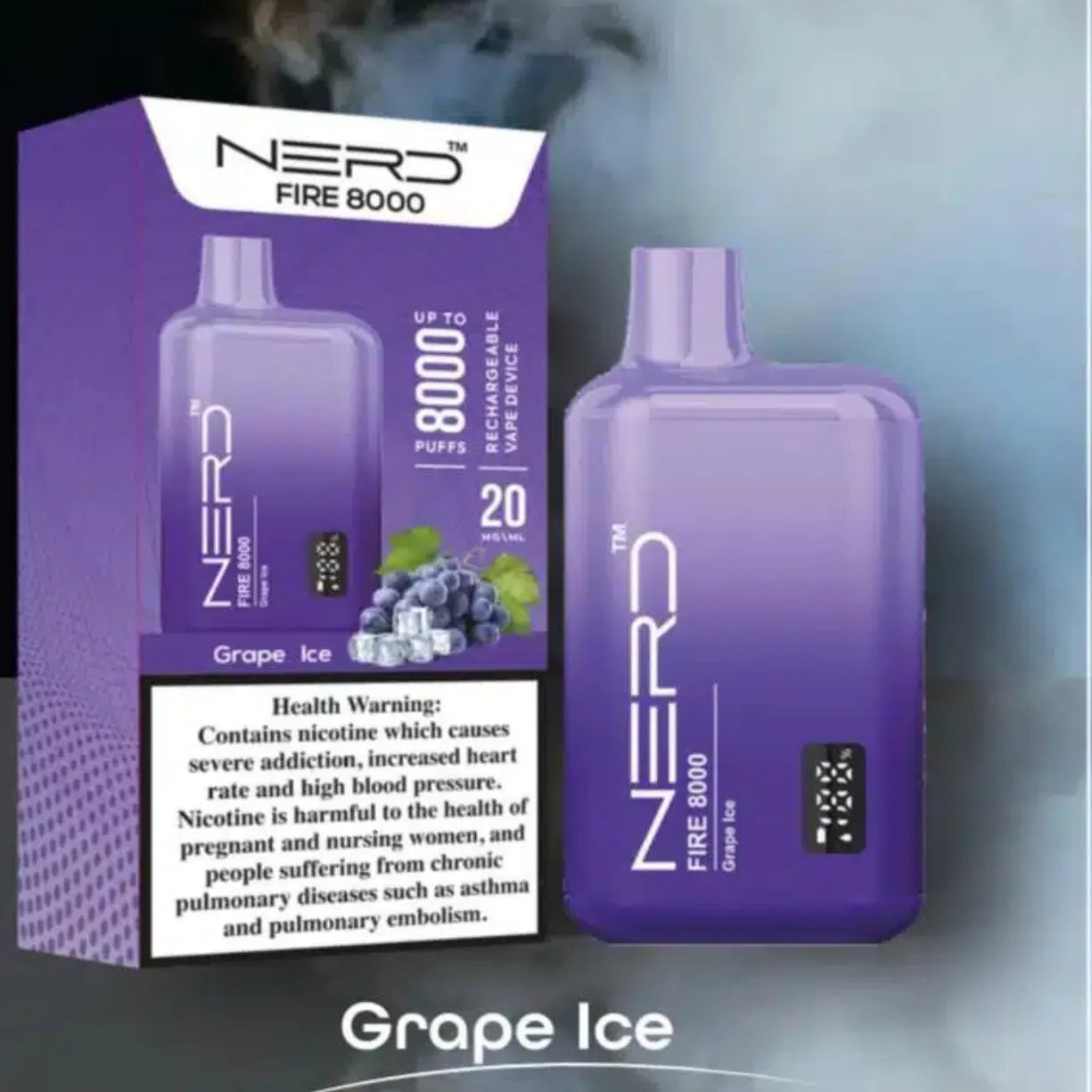Nerd Fire 8000 Puffs Disposable Vape Best in dubai