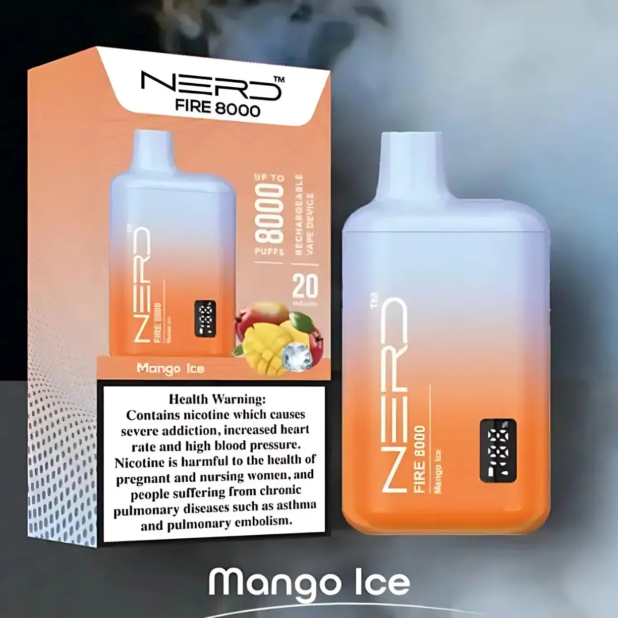 Nerd Fire 8000 Puffs Disposable Vape Best in dubai