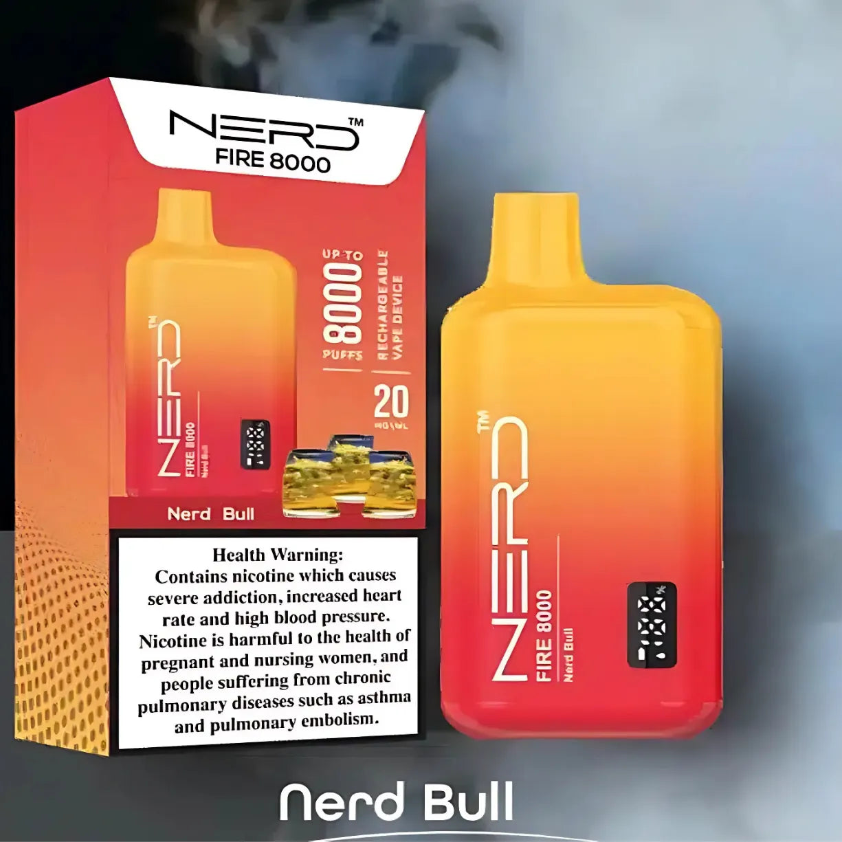 Nerd Fire 8000 Puffs Disposable Vape Best in dubai