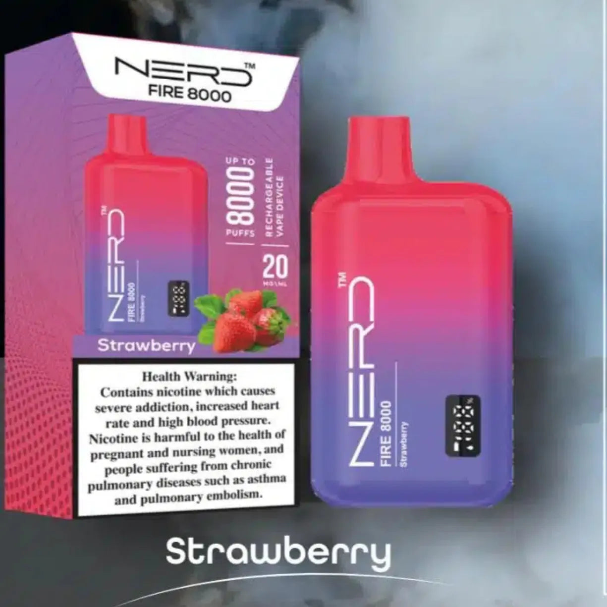 Nerd Fire 8000 Puffs Disposable Vape Best in dubai