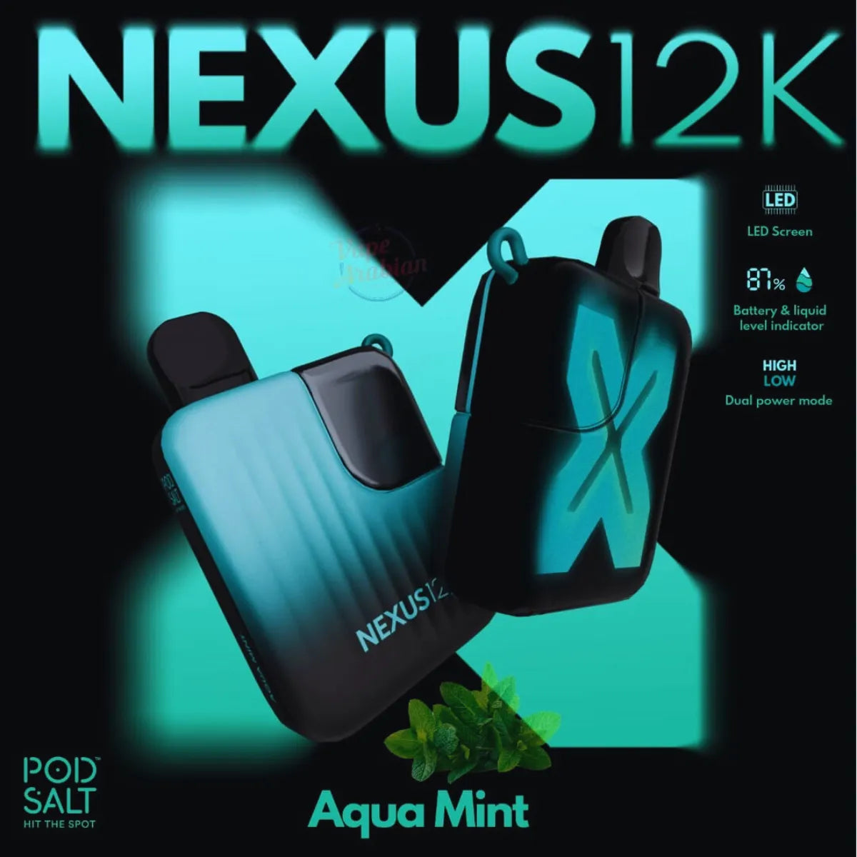 Pod Salt Nexus 12k Puffs Disposable Vape