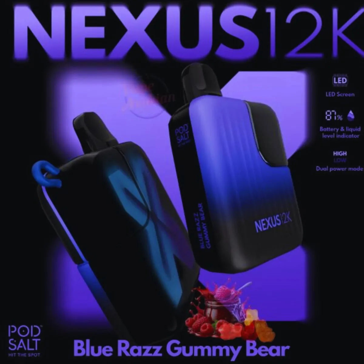 Pod Salt Nexus 12k Puffs Disposable Vape