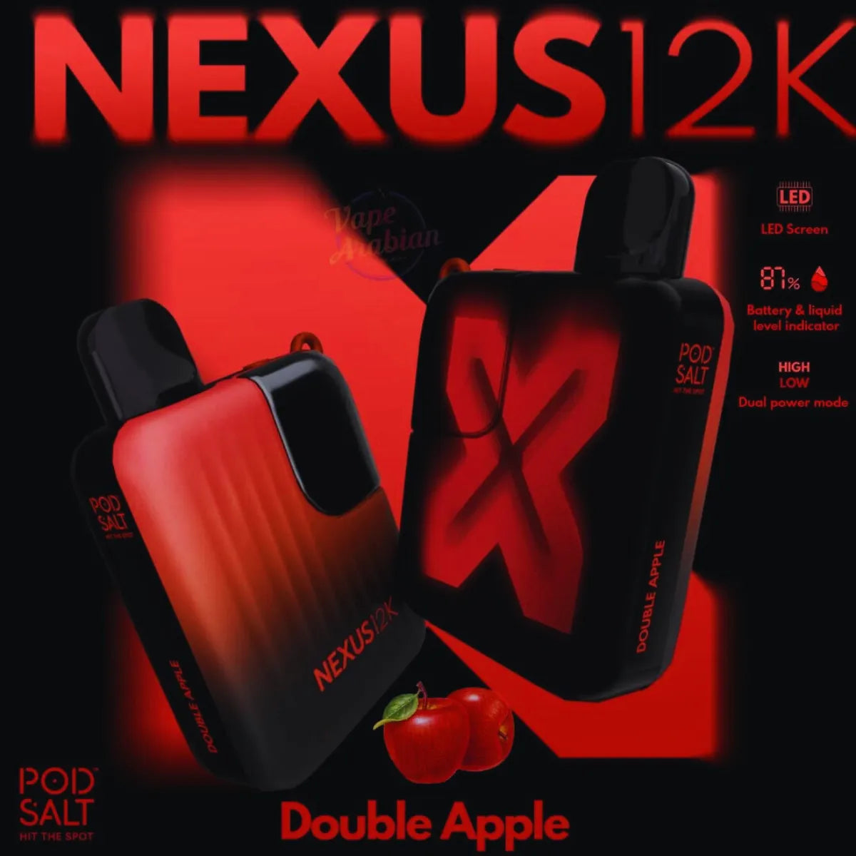 Pod Salt Nexus 12k Puffs Disposable Vape