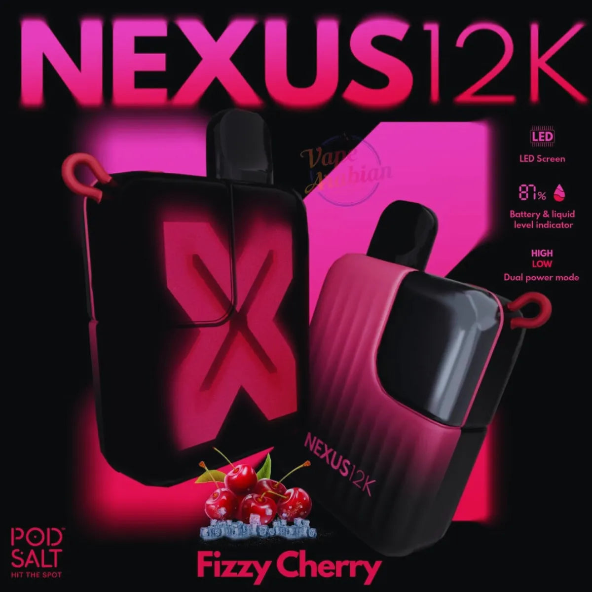Pod Salt Nexus 12k Puffs Disposable Vape
