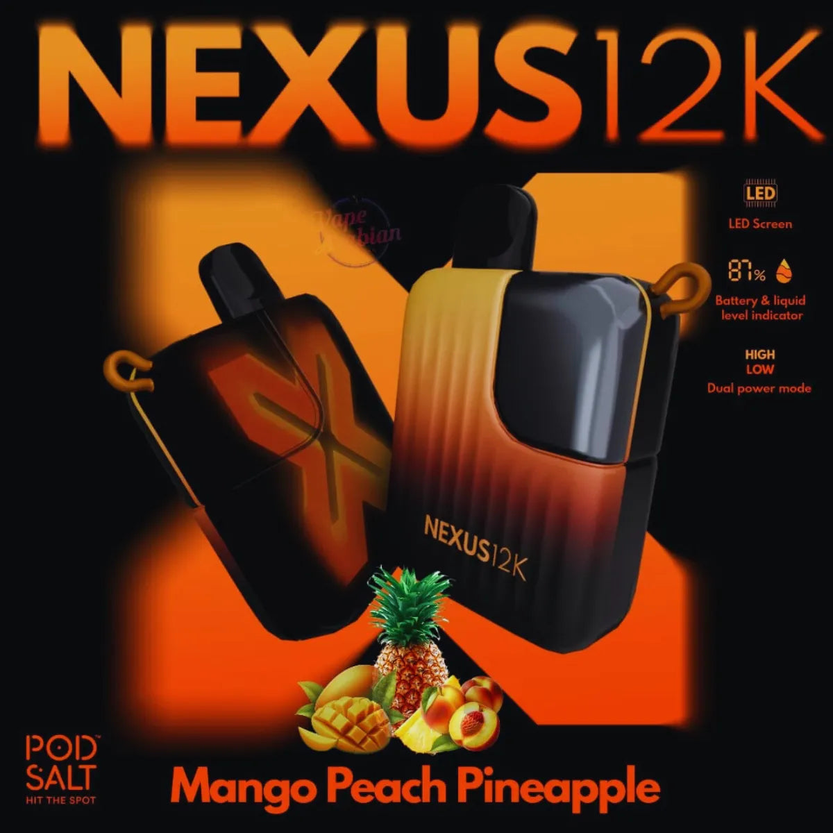 Pod Salt Nexus 12k Puffs Disposable Vape