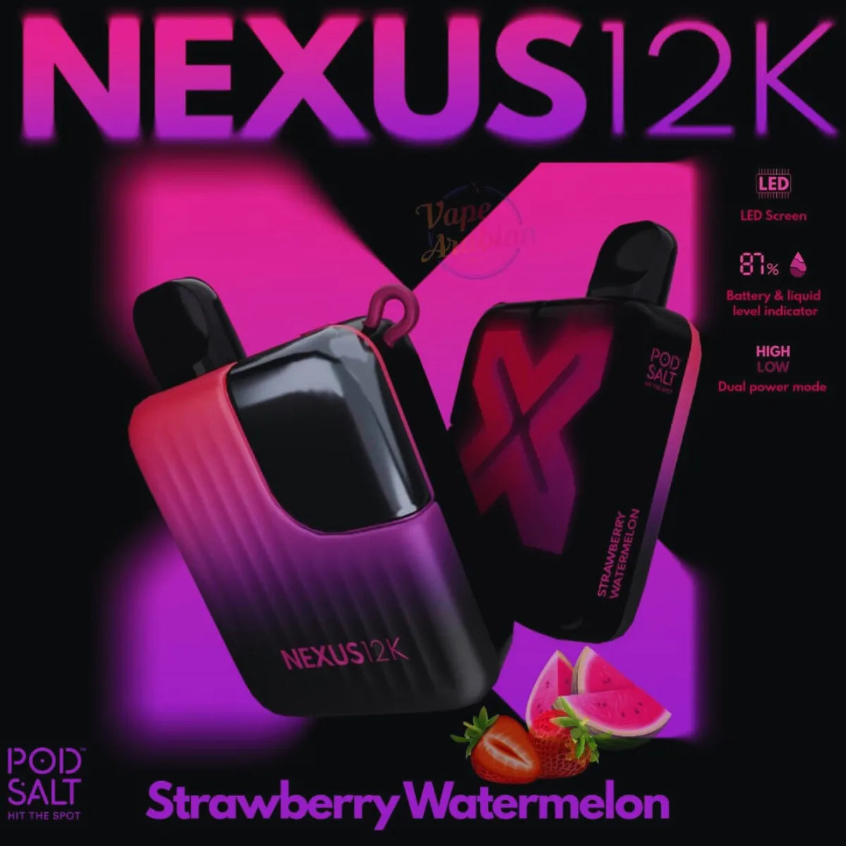 Pod Salt Nexus 12k Puffs Disposable Vape