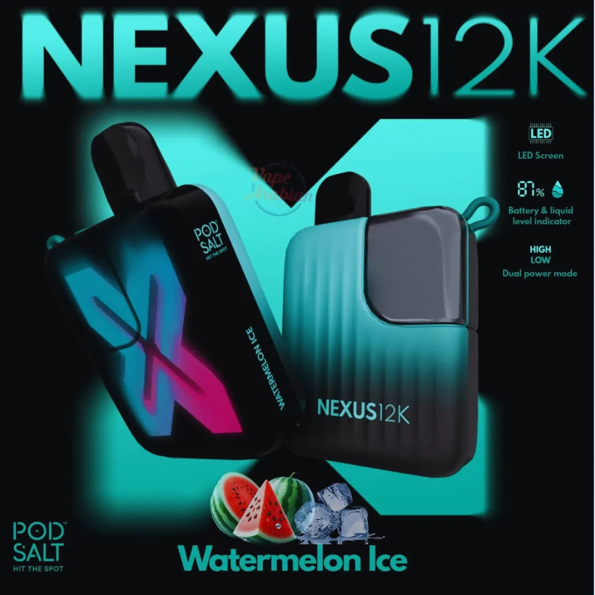 Pod Salt Nexus 12k Puffs Disposable Vape
