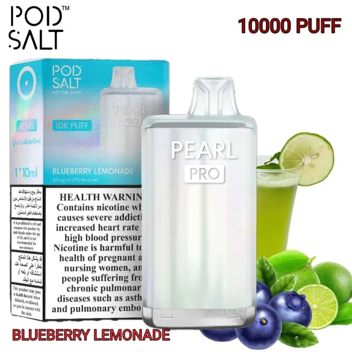 Pod Salt Pearl 10000 Puffs Disposable Vape Dubai