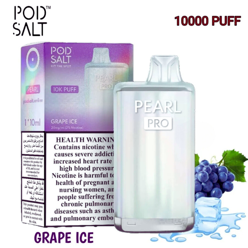 POD SALT Pearl Pro 10000 Puffs 20MG Disposable Vape In Dubai