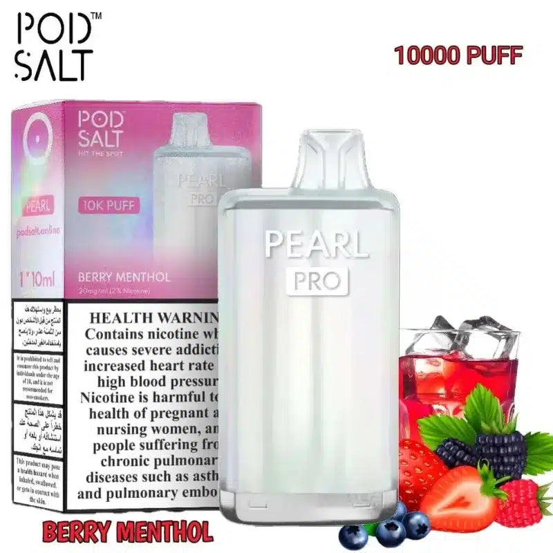 POD SALT Pearl Pro 10000 Puffs 20MG Disposable Vape In Dubai