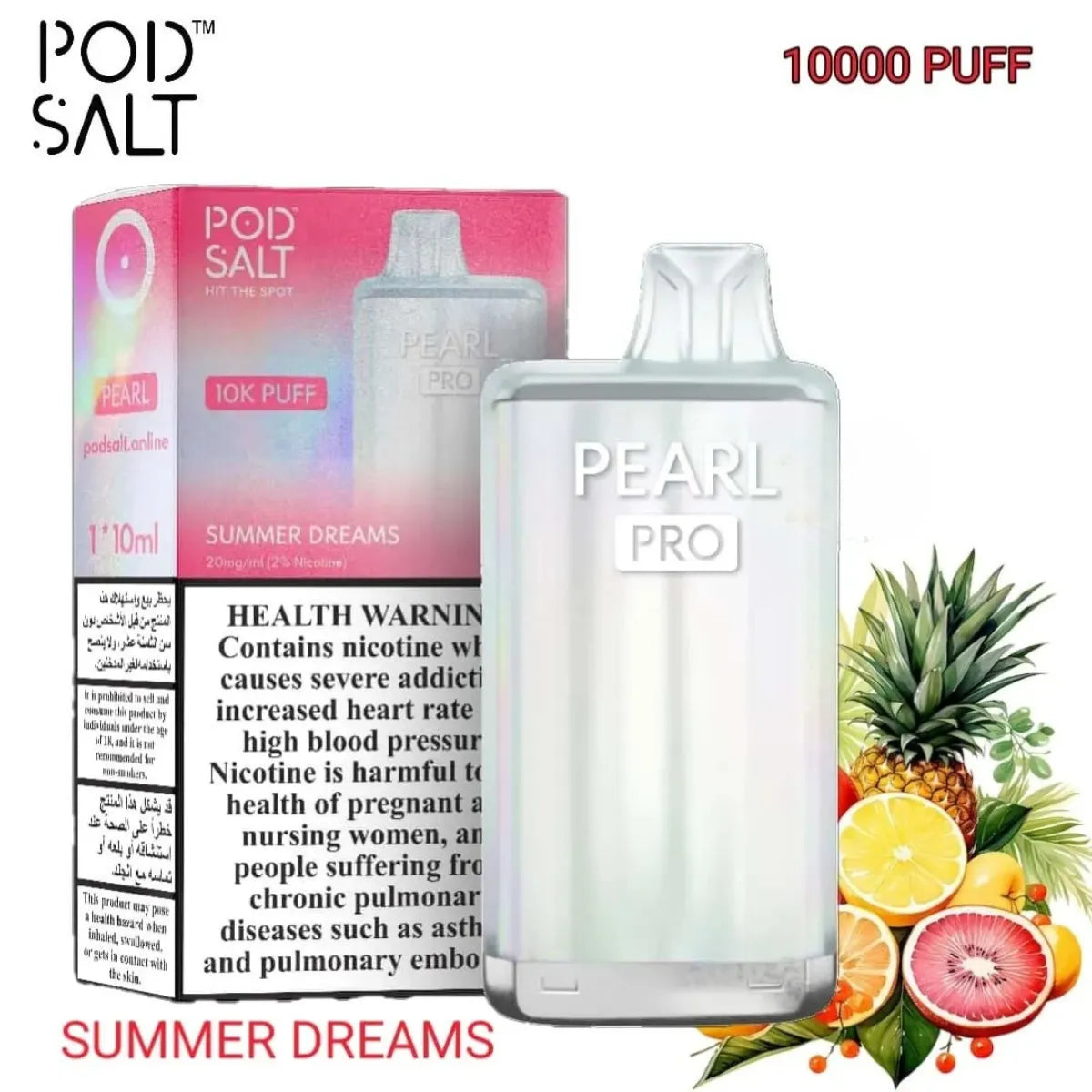 Pod Salt Pearl 10000 Puffs Disposable Vape Dubai