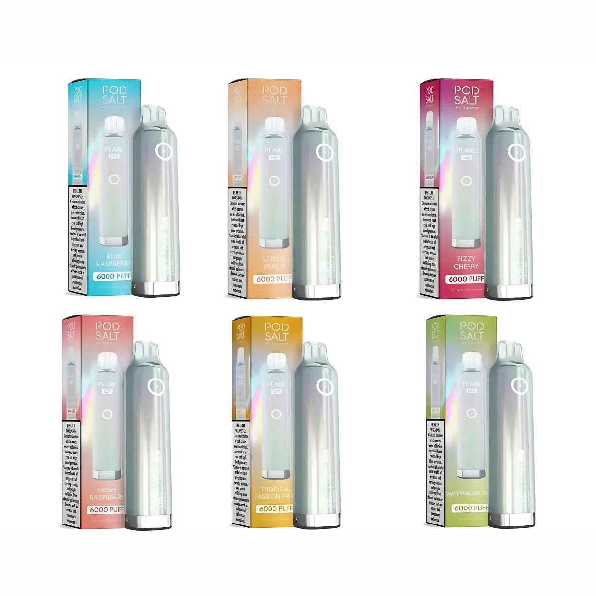 Pod Salt Pearl Bar 6000 Puffs Best Disposable Vape