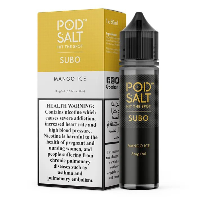Pod Salt Subo 3MG 50ML E-Juice in Dubai