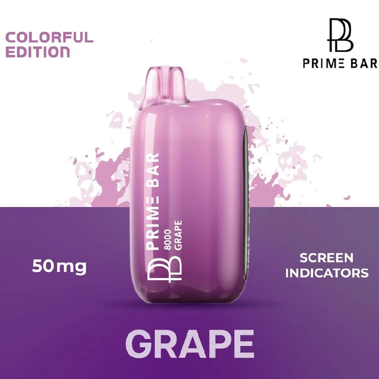 Prime Bar 8000 Puffs 50mg Best Disposable Vape