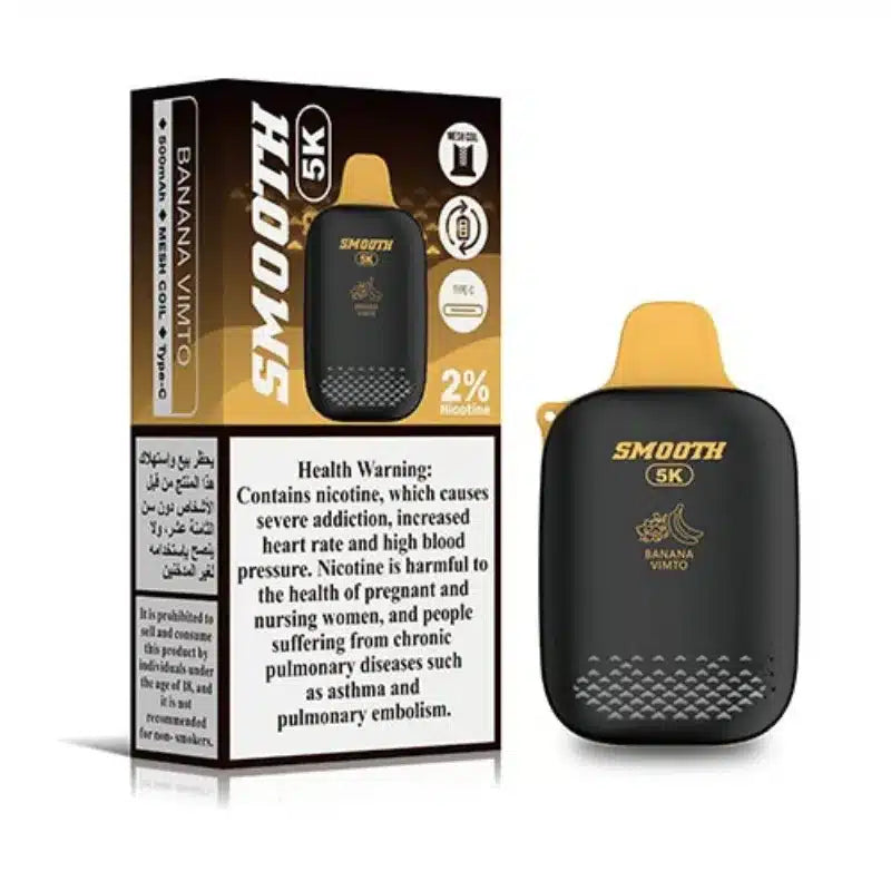 Smooth 5k 5000 Puffs 2% Nicotine Disposable Vape in Dubai