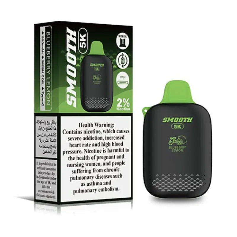 Smooth 5k 5000 Puffs 2% Nicotine Disposable Vape in Dubai