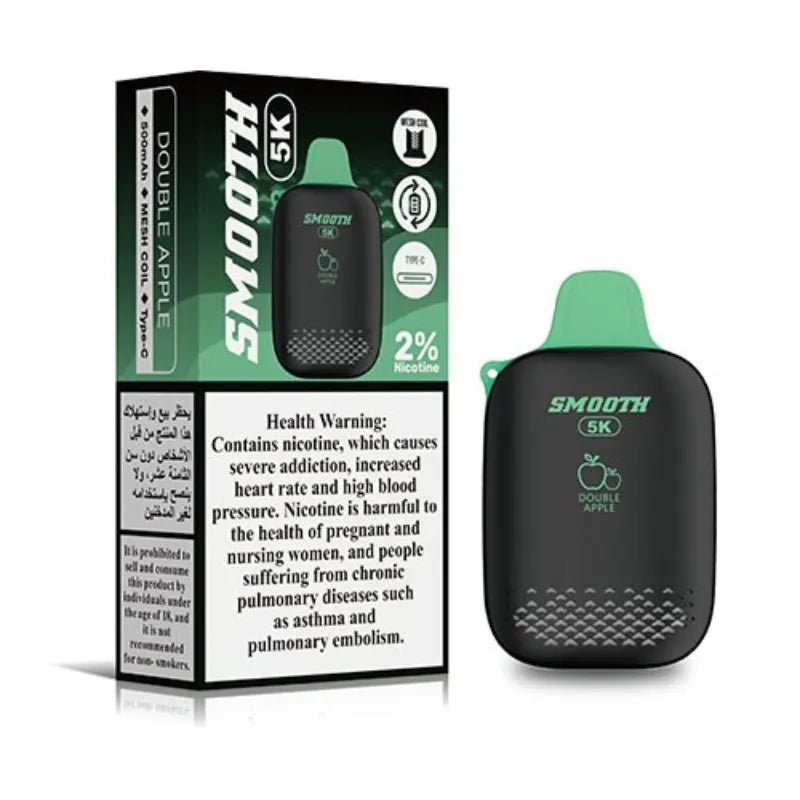 Smooth 5k 5000 Puffs 2% Nicotine Disposable Vape in Dubai