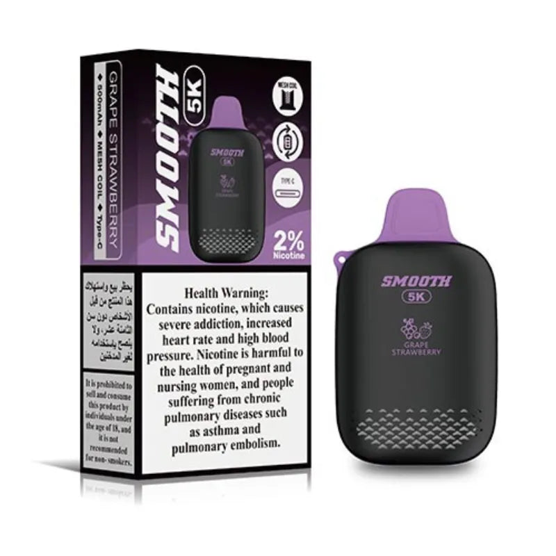 Smooth 5k 5000 Puffs 2% Nicotine Disposable Vape in Dubai