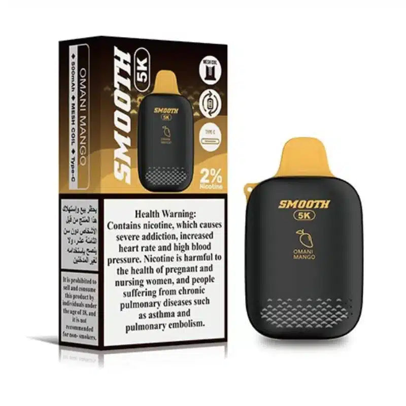 Smooth 5k 5000 Puffs 2% Nicotine Disposable Vape in Dubai