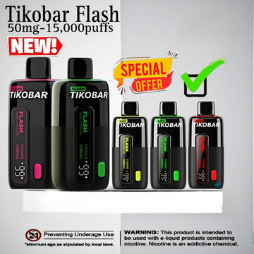 TIKOBAR Flash 15000 Puffs Best Disposable Vape