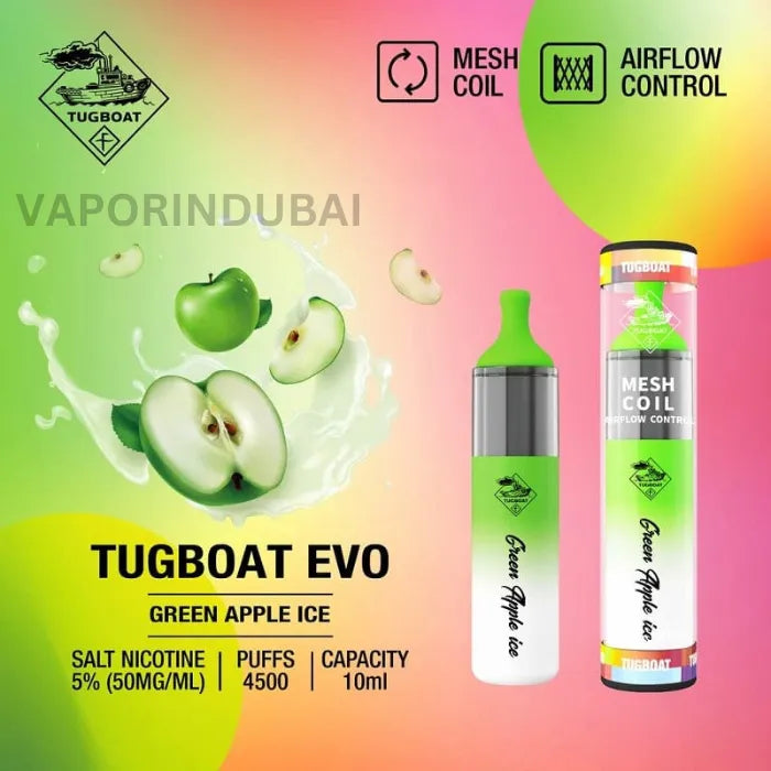 TUGBOAT EVO 4500 PUFFS DISPOSABLE VAPE