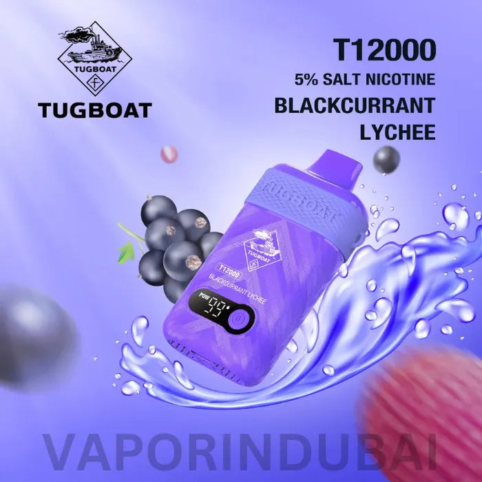 TUGBOAT T12000 PUFFS DISPOSABLE VAPE in Dubai