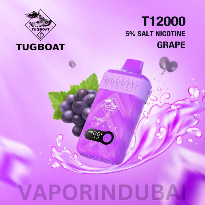 TUGBOAT T12000 PUFFS DISPOSABLE VAPE in Dubai