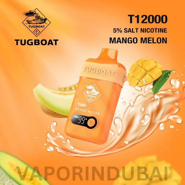 TUGBOAT T12000 PUFFS DISPOSABLE VAPE in Dubai