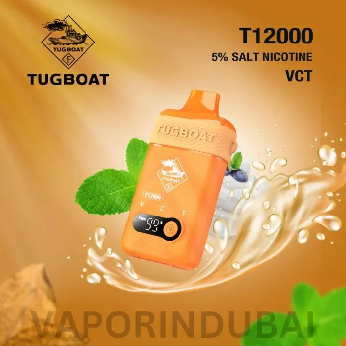 TUGBOAT T12000 PUFFS DISPOSABLE VAPE in Dubai