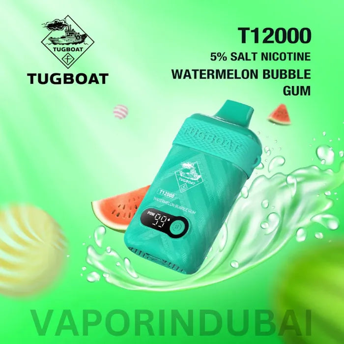 TUGBOAT T12000 PUFFS DISPOSABLE VAPE in Dubai